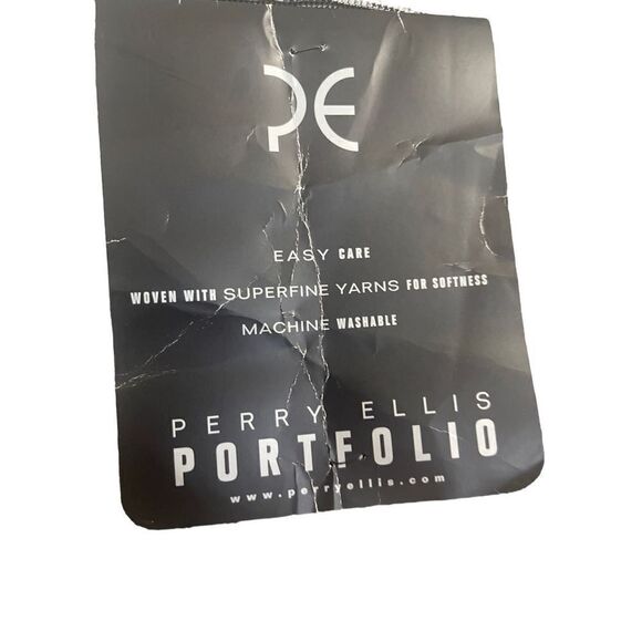 Perry Elliz Portfolio Men's Gray Pleated Dress Pants Size 38x32 NWT - Picture 13 of 14